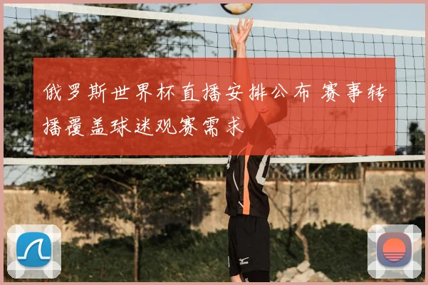 俄罗斯世界杯直播安排公布 赛事转播覆盖球迷观赛需求